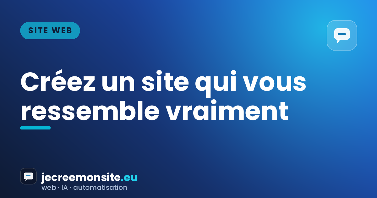 Créer facilement votre site Internet