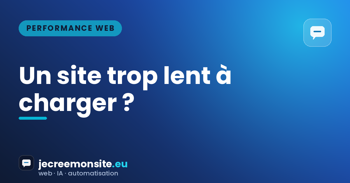Un site trop lent à charger