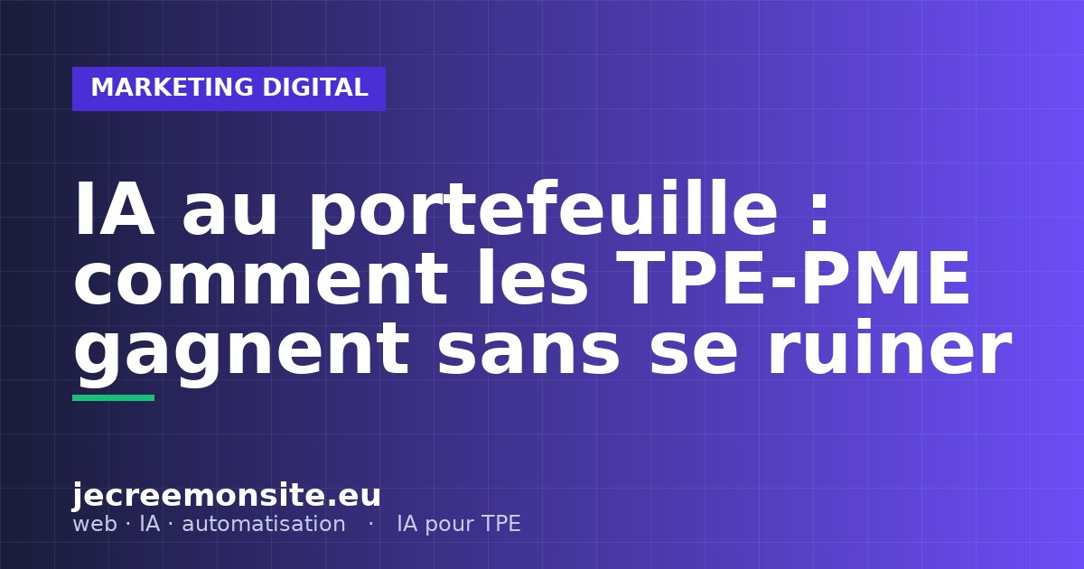 IA pour TPE
