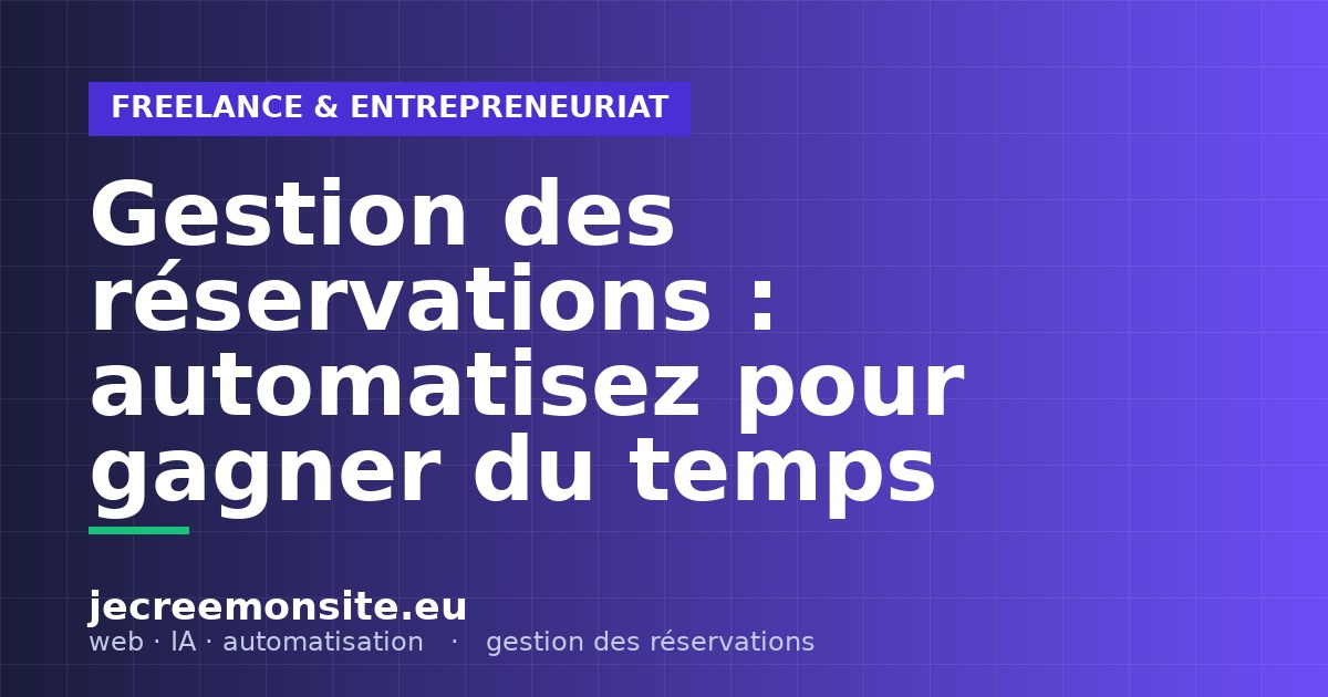 Gestion des réservations : automatisez pour gagner du temps